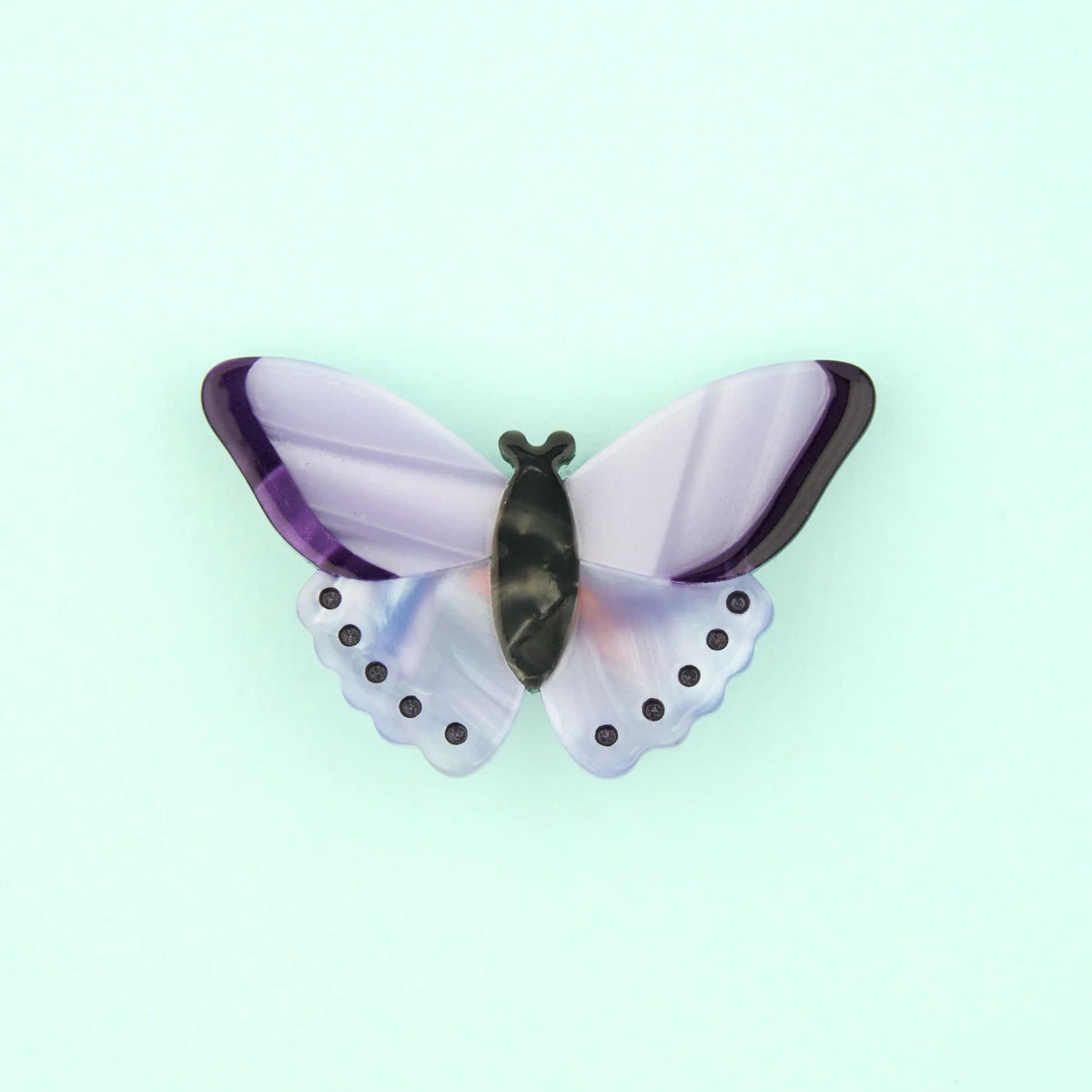 Barrette Papillon mauve Coucou Suzette