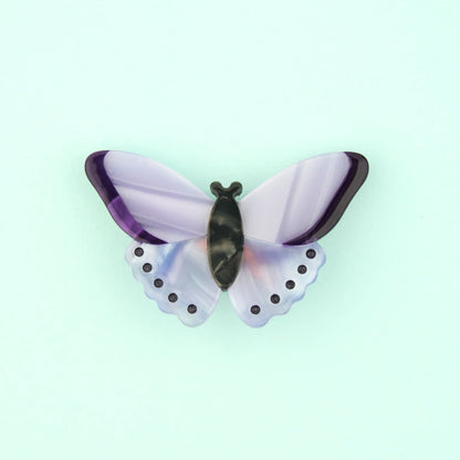 Barrette Papillon mauve Coucou Suzette