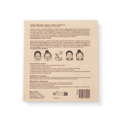 Masque apaisant, hydratant & rafraîchissant