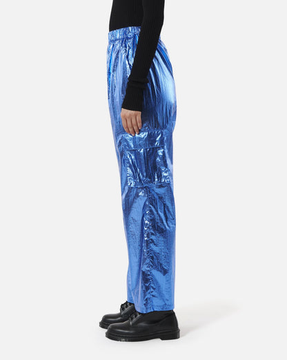 Pantalon Eminem bleu métallisé