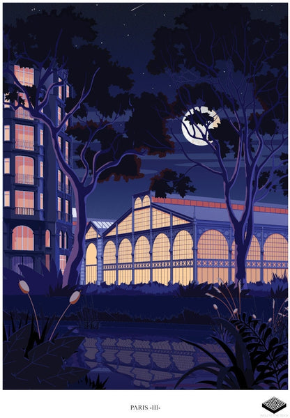 Affiche A3 - Paris III - Carreau du Temple – Around The Block
