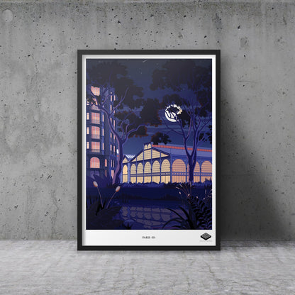 Affiche A3 - Paris III - Carreau du Temple – Around The Block