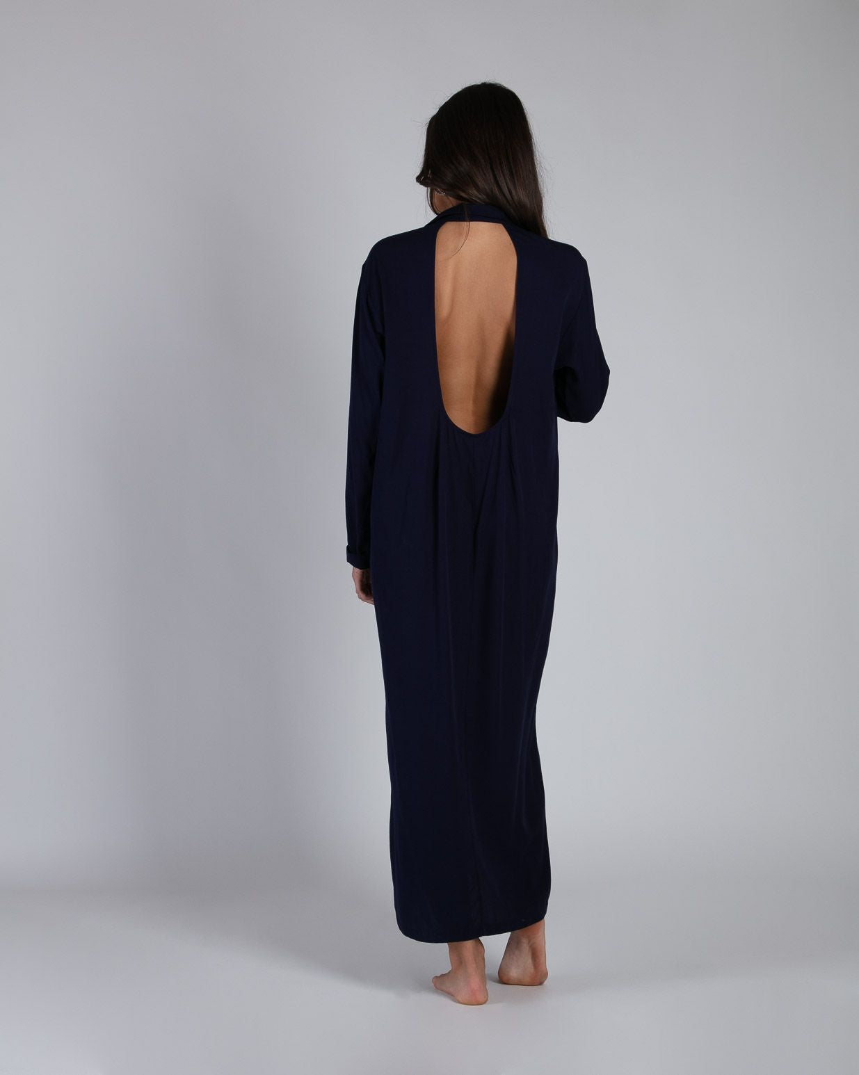 Robe longue Cocker deep purple