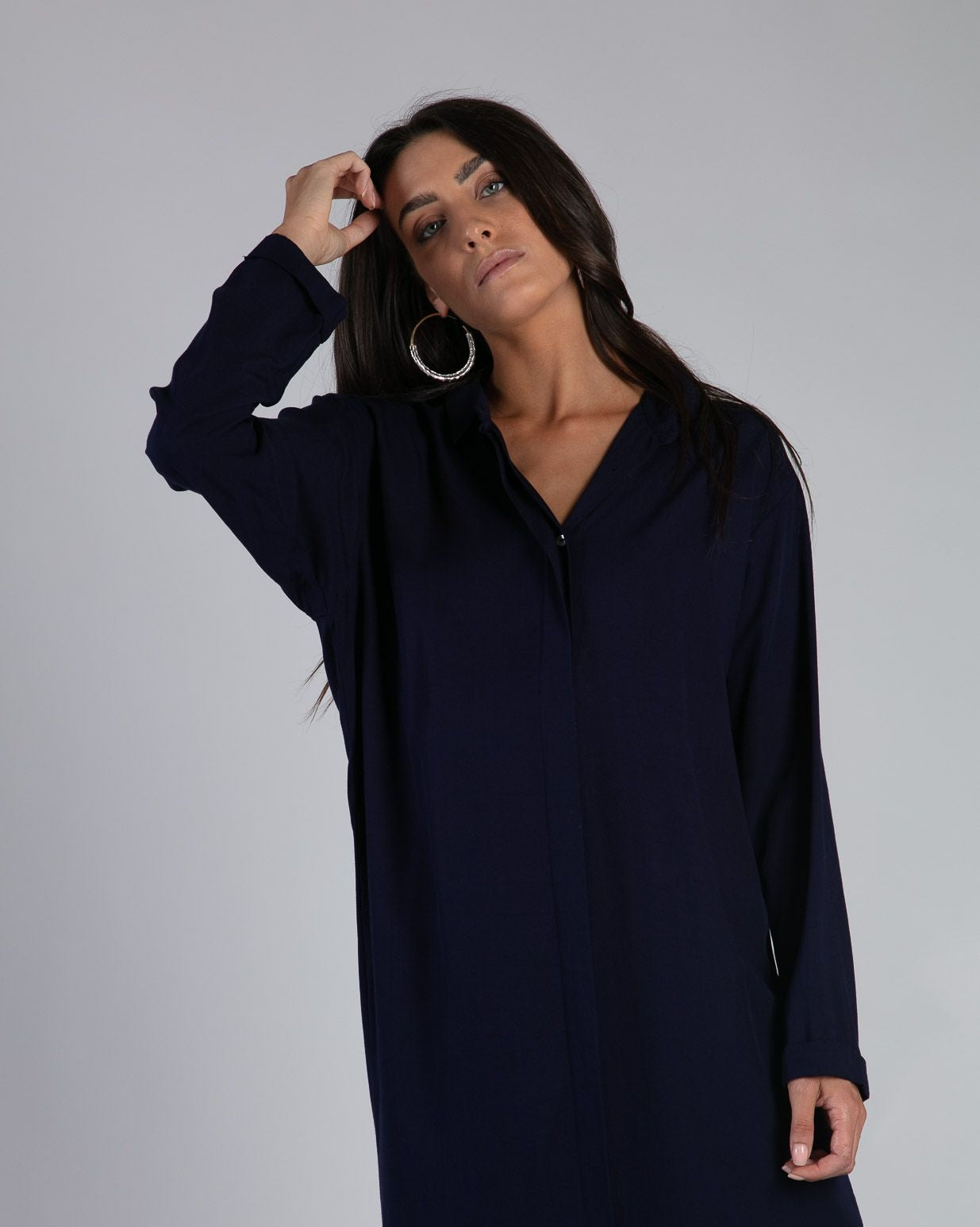 Robe longue Cocker deep purple