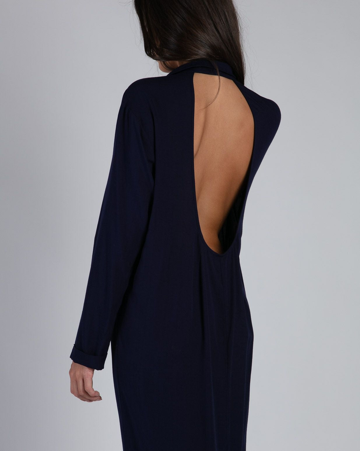 Robe longue Cocker deep purple