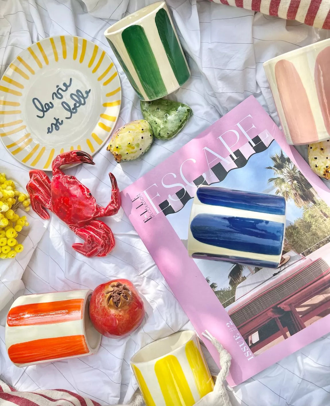 Bougie céramique Monoï