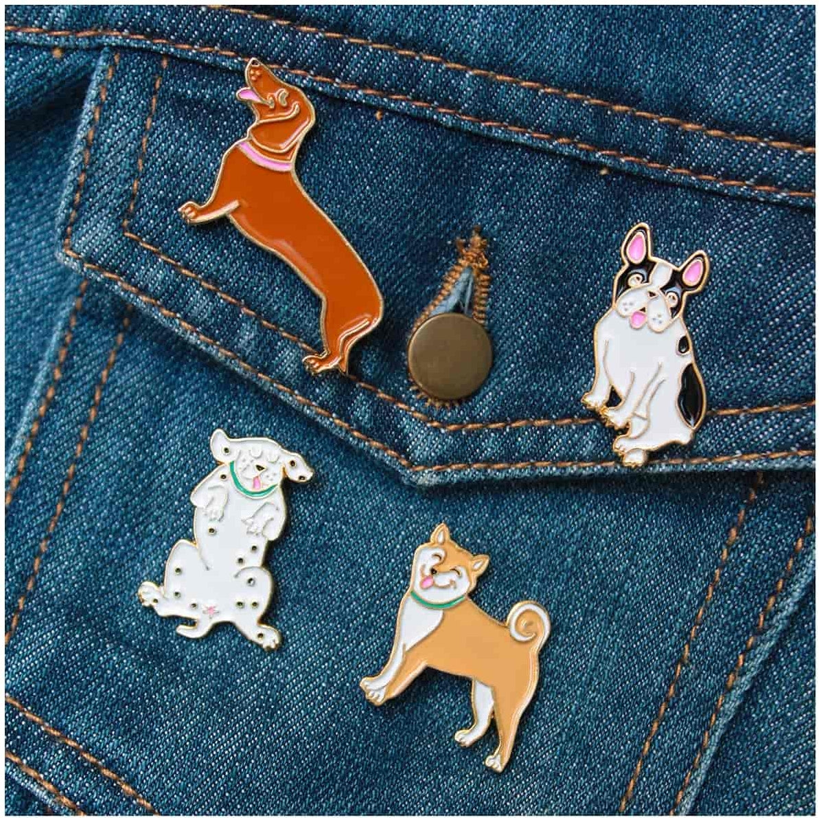 Pin's Dalmatien Coucou Suzette - vue 3
