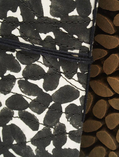 Carnet Indira - Motif Glibette Noir – Mamamushi Studio
