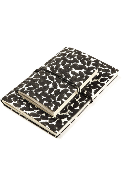 Carnet Indira - Motif Glibette Noir – Mamamushi Studio