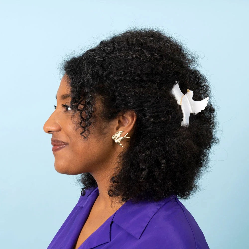 Pince à cheveux colombe