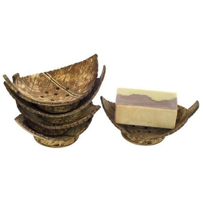 Porte-savon noix de coco (plusieurs formes)