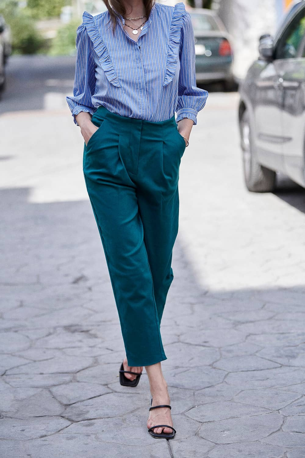 Pantalon Perine émeraude