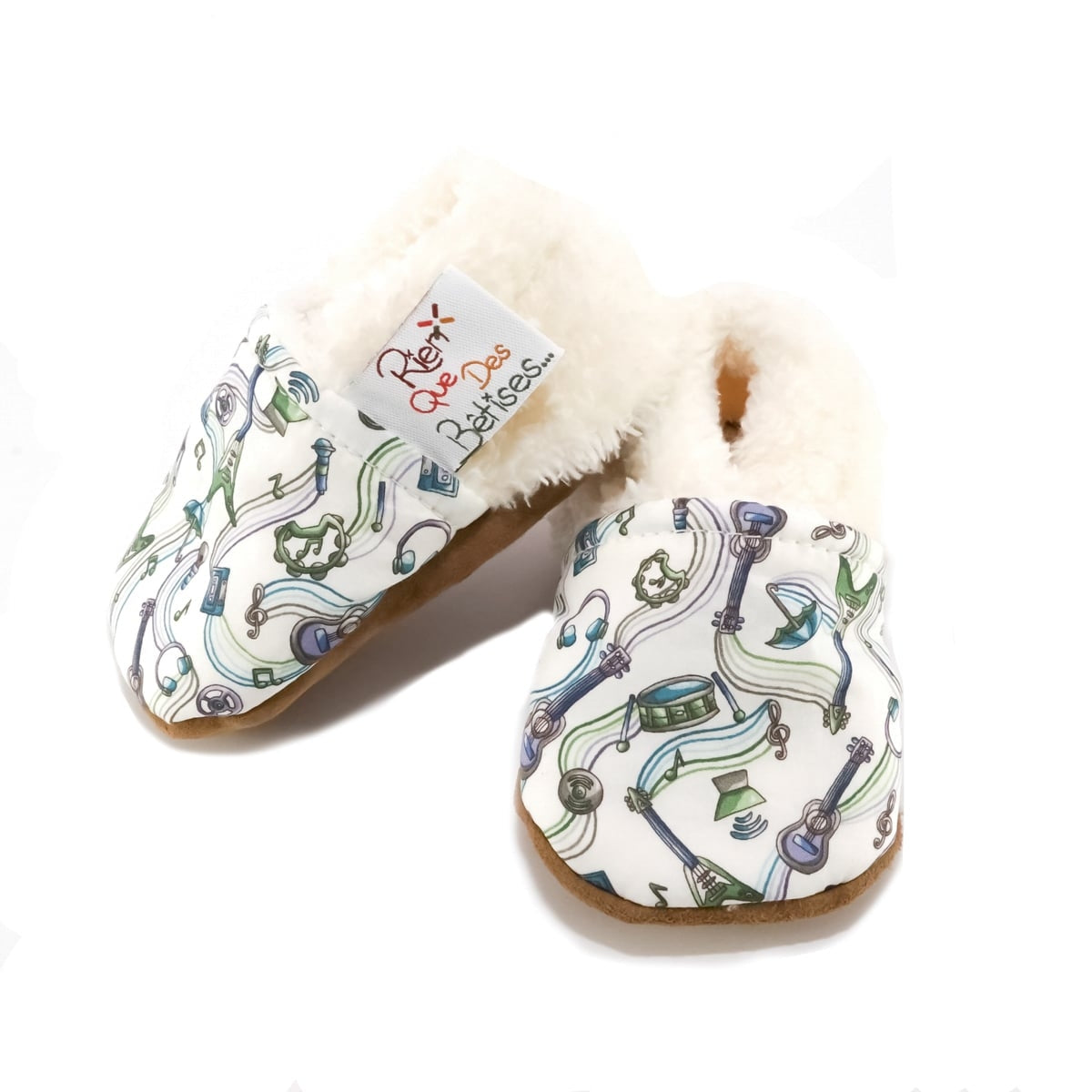 Chaussons bébé à motifs (au choix)
