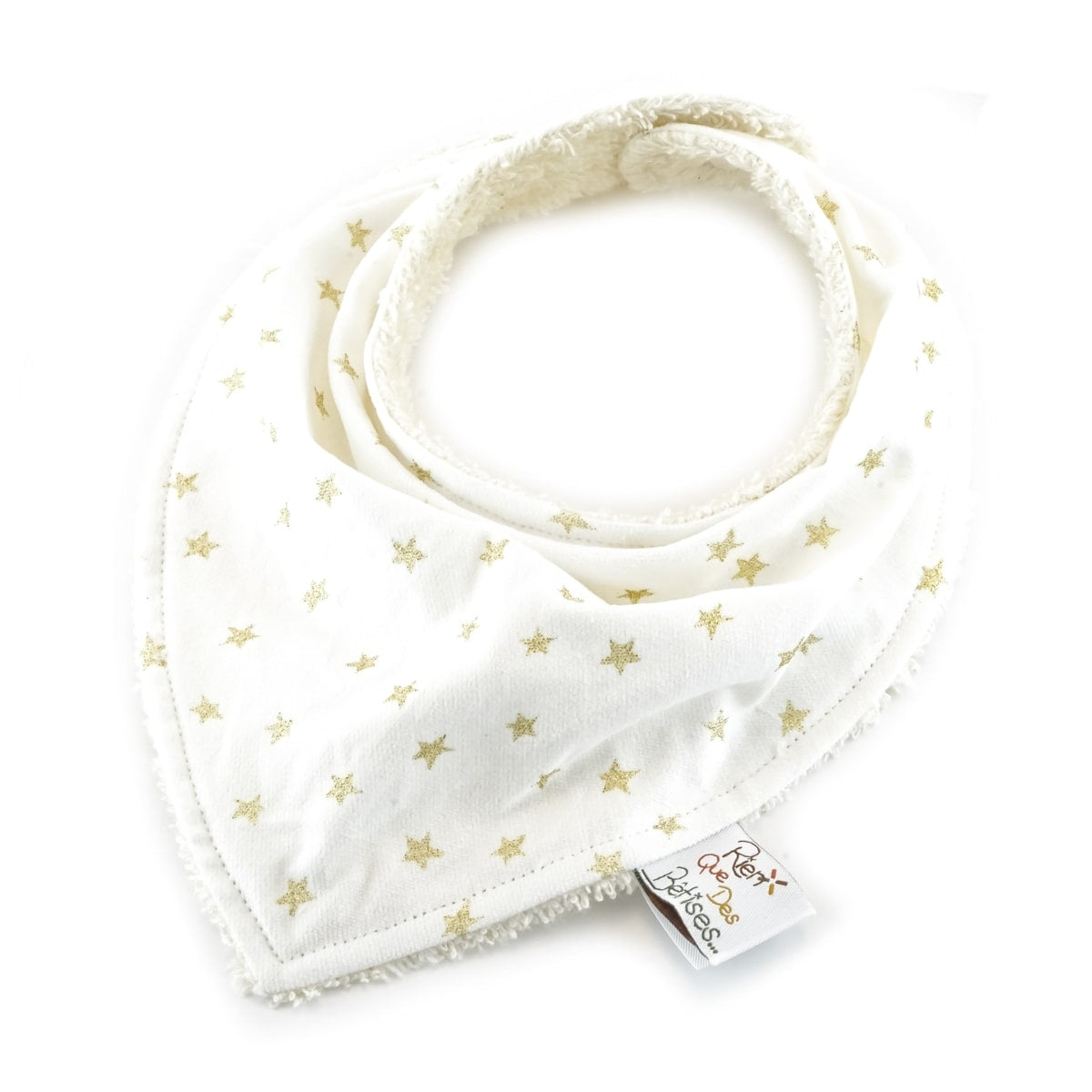 Bavoir bandana à motifs (au choix)