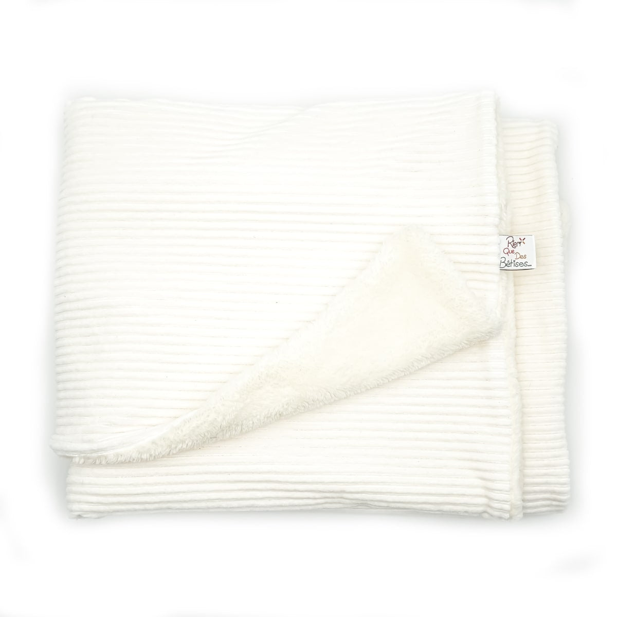 Couverture bébé en velours (au choix)