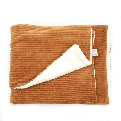 Couverture bébé en velours (au choix)
