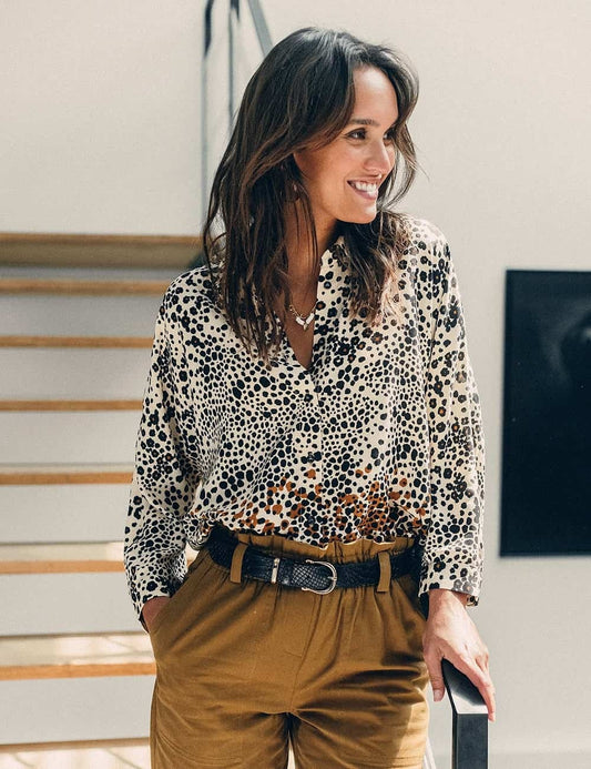 Chemise Bellie fleurs des pois