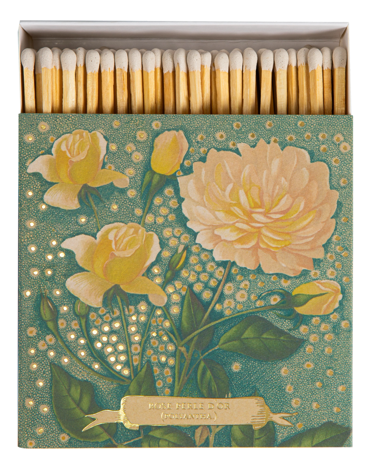 Boîte d’allumettes Rose Perle d’or turquoise Archivist Gallery