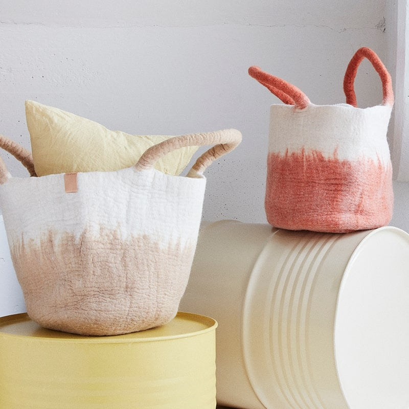 Panier en laine (au choix)