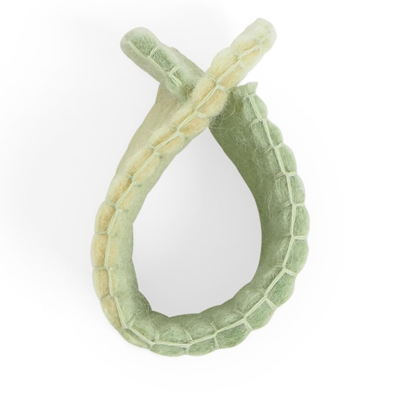 Lot de 4 ronds de serviette en laine Avocat