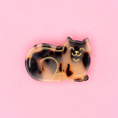 Barrette Chat de Gouttière Coucou Suzette porté