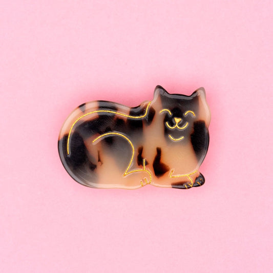 Barrette Chat de Gouttière Coucou Suzette porté