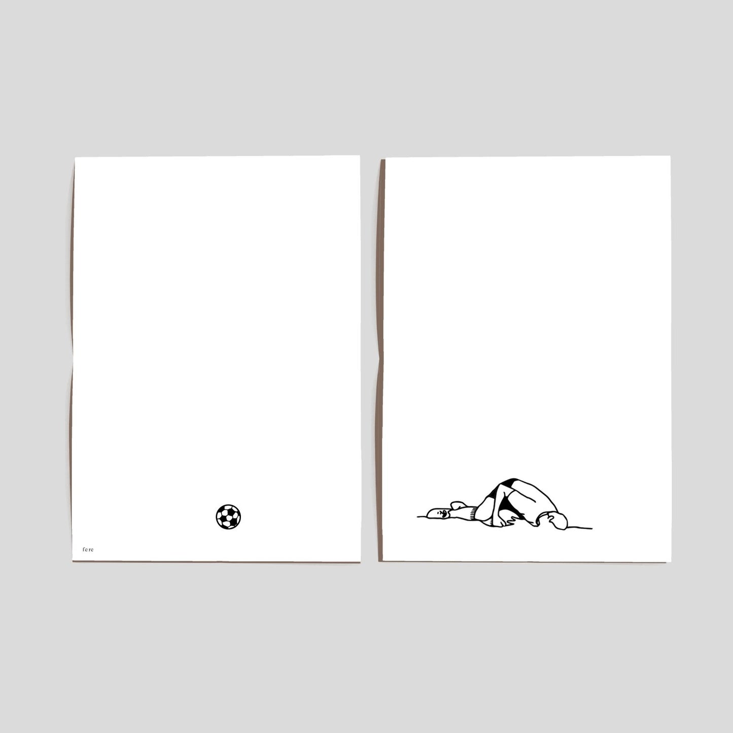 Diptyque d'affiches A4 Sportifs (au choix)