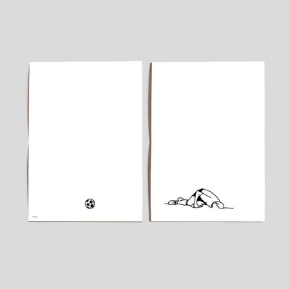 Diptyque d'affiches A4 Sportifs (au choix)