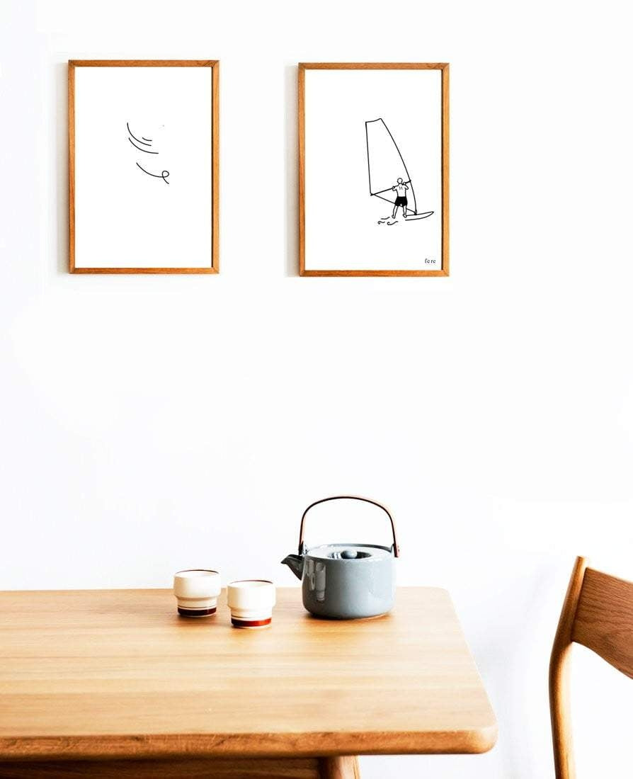 Diptyque d'affiches A4 Sportifs (au choix)