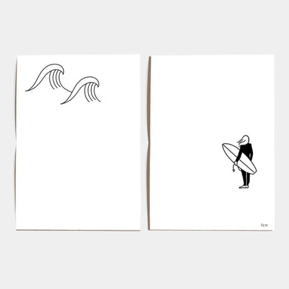 Diptyque d'affiches A4 Sportifs (au choix)