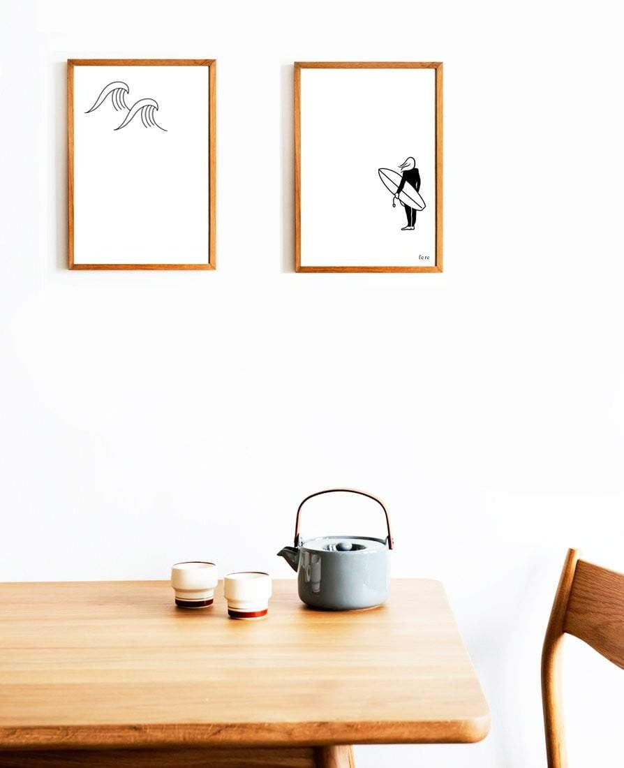 Diptyque d'affiches A4 Sportifs (au choix)