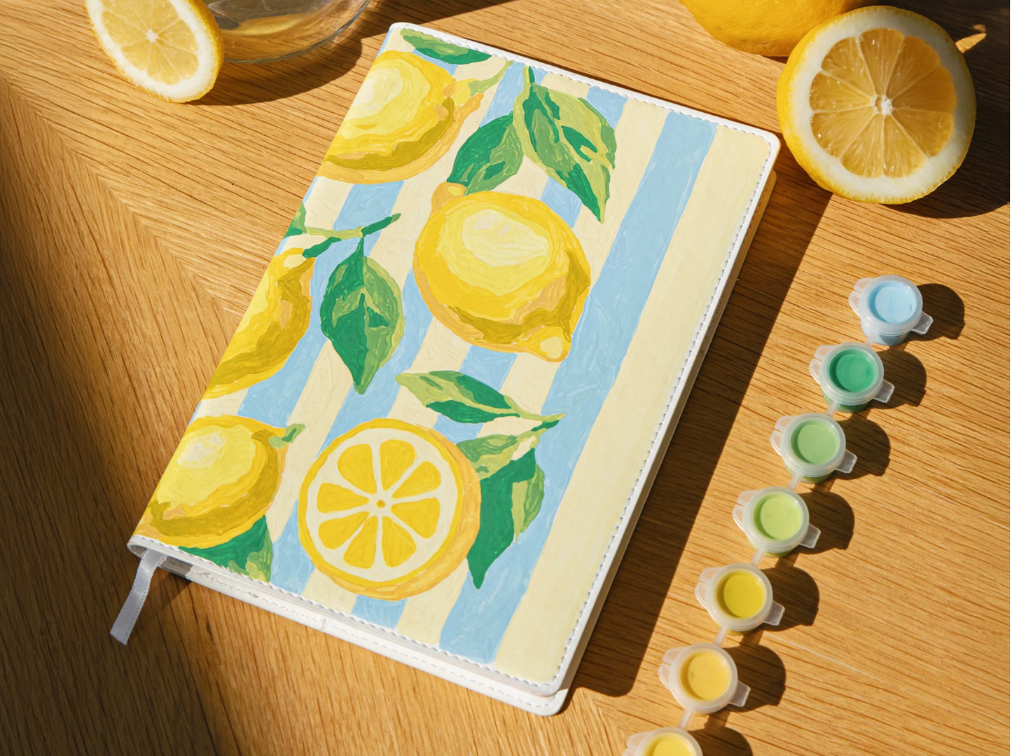 Carnet à peindre Citrons – peinture au numéro