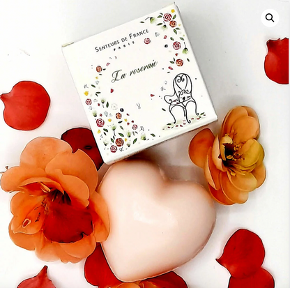 Savonnette Coeur à la rose