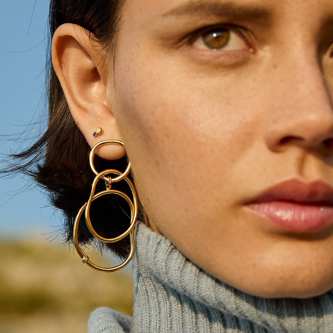 Grandes boucles d’oreilles Victoire BDM Studio, vue complémentaire 4