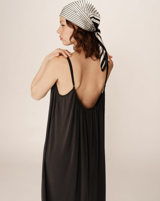 Robe longue pivoine