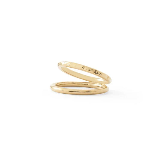 Bague Ève asymétrique BDM Studio, packshot sur fond blanc