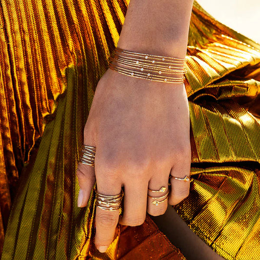 Bracelet Orient strass manchette