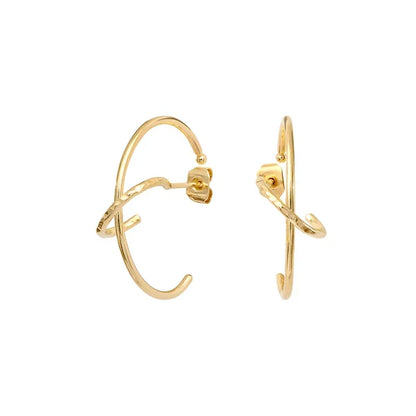 Boucles d’oreilles Alma BDM Studio, packshot sur fond blanc