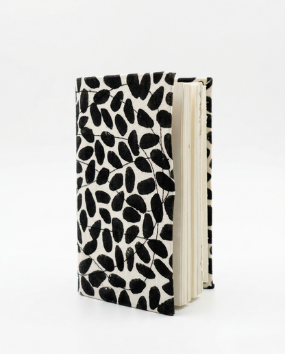 Carnet Indira - Motif Glibette Noir – Mamamushi Studio
