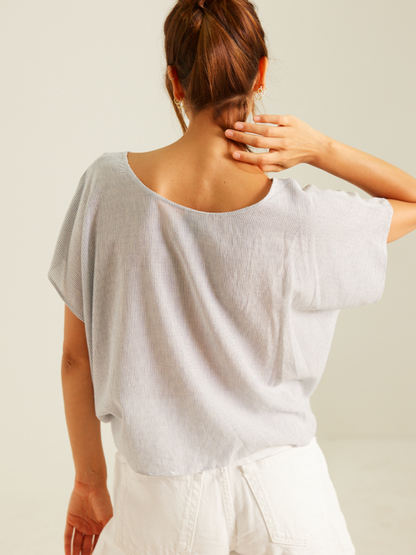 Chemise Rhoda marina