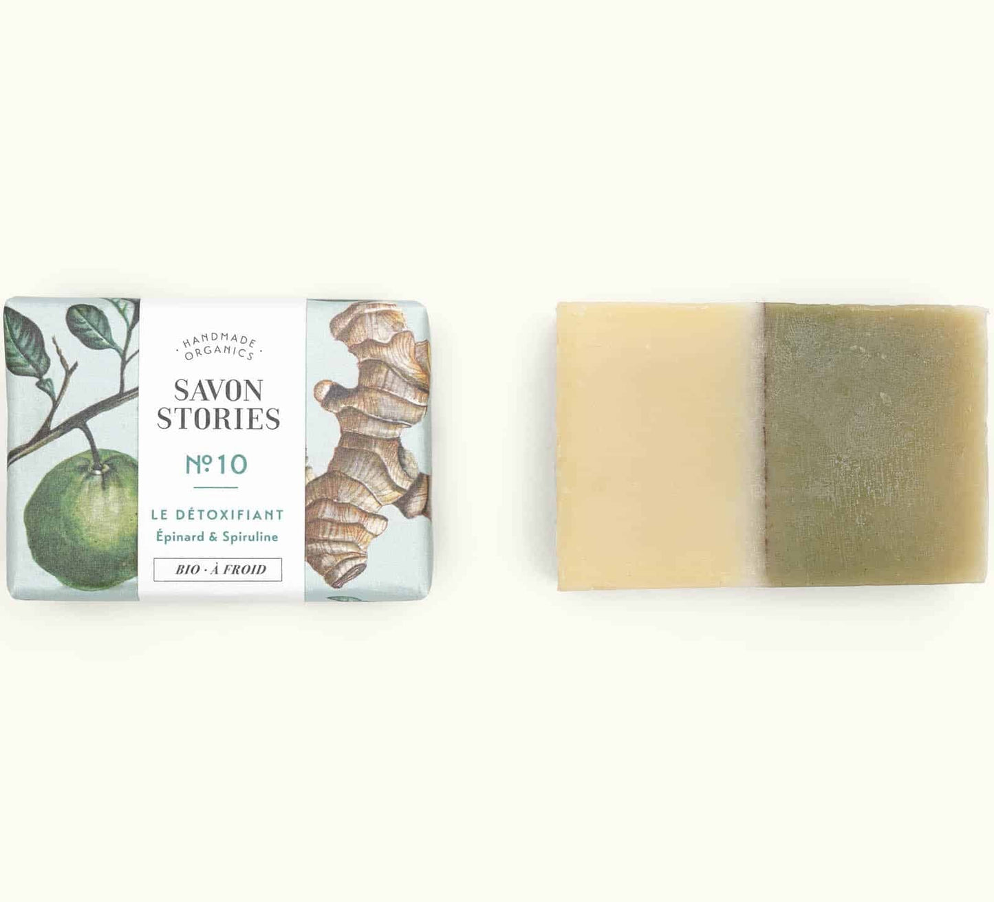 Savon N°10 Le Détoxifiant spiruline Savon Stories