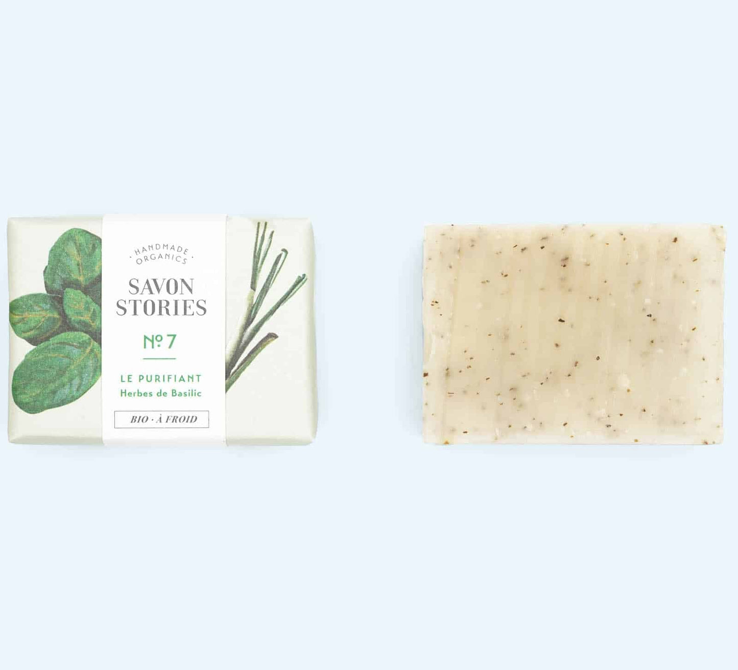 Savon N°7 Le Purifiant basilic Savon Stories