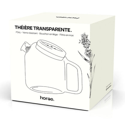Théière verre soufflé