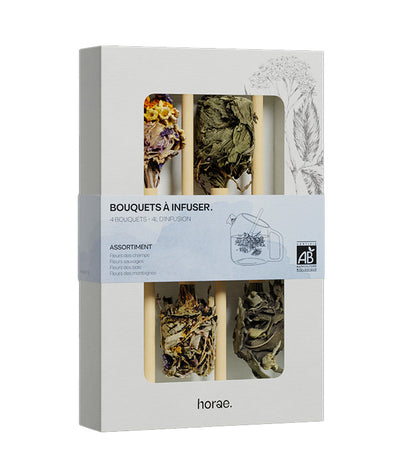 Coffret 4 Bouquets à Infuser Bio – Horae