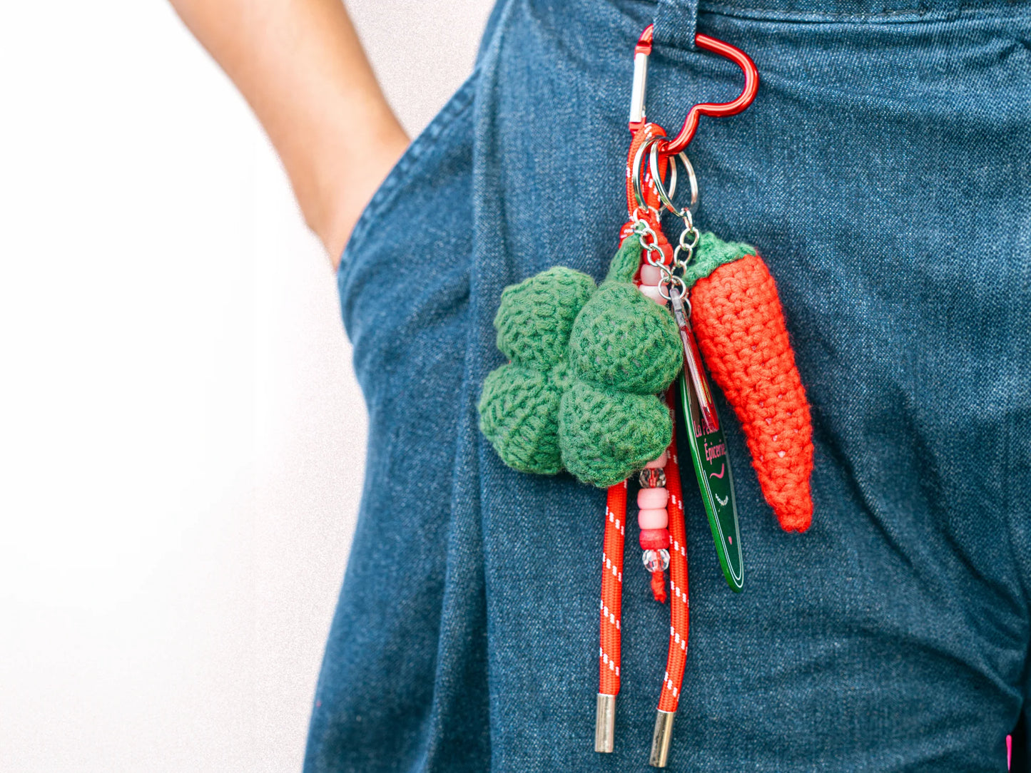 Kit crochet bag charms lucky pepper