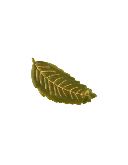 Barrette Feuille de Châtaignier Coucou Suzette vue produit