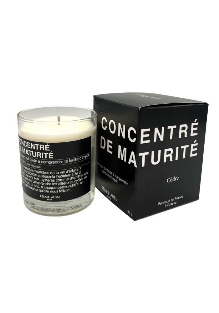 Bougie Concentré de maturité – Cèdre