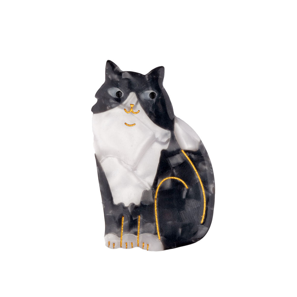 Barrette Chat noir et blanc Coucou Suzette – vue complémentaire 3