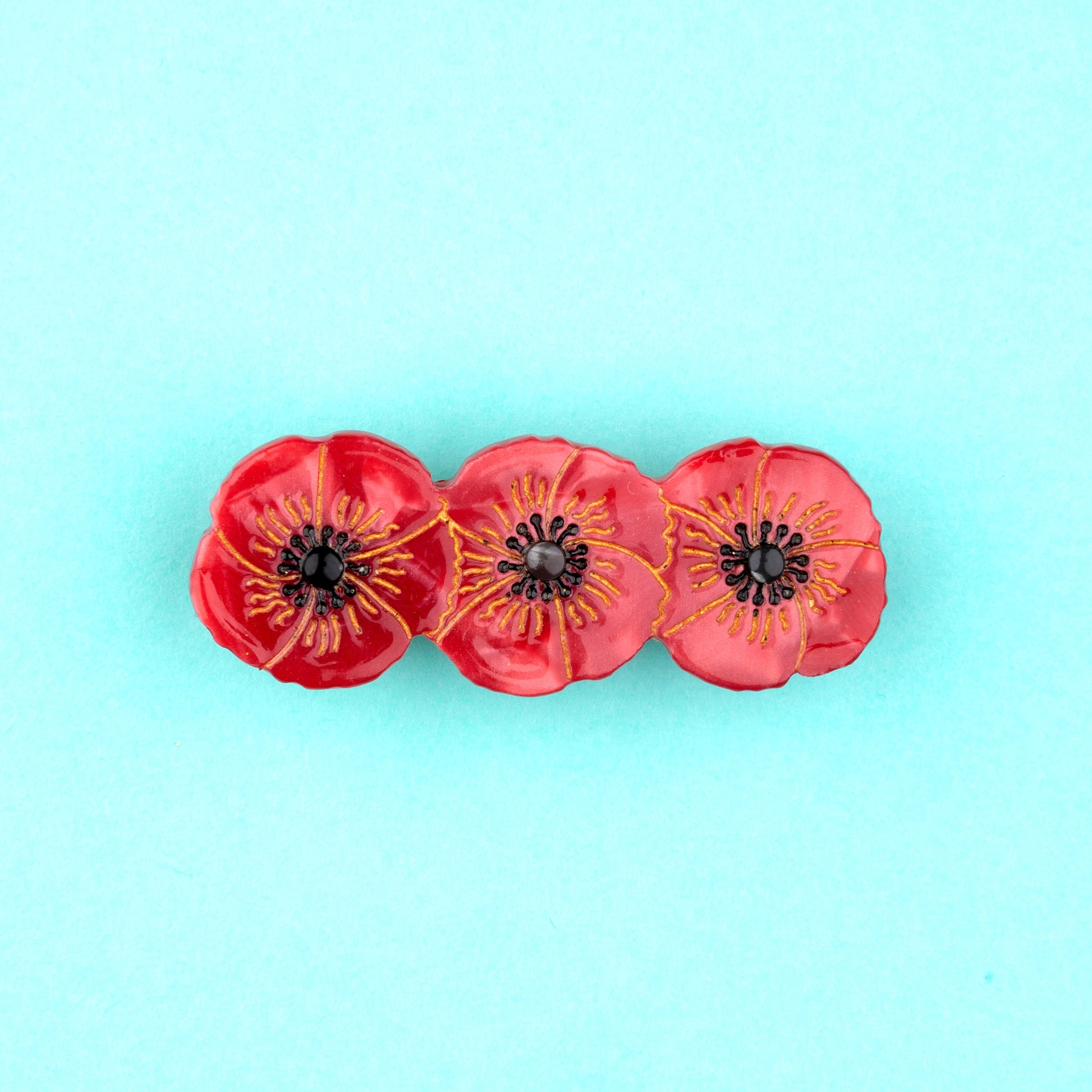 Barrette Coquelicot Coucou Suzette vue complémentaire 6