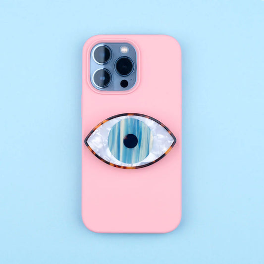 Phone grip oeil